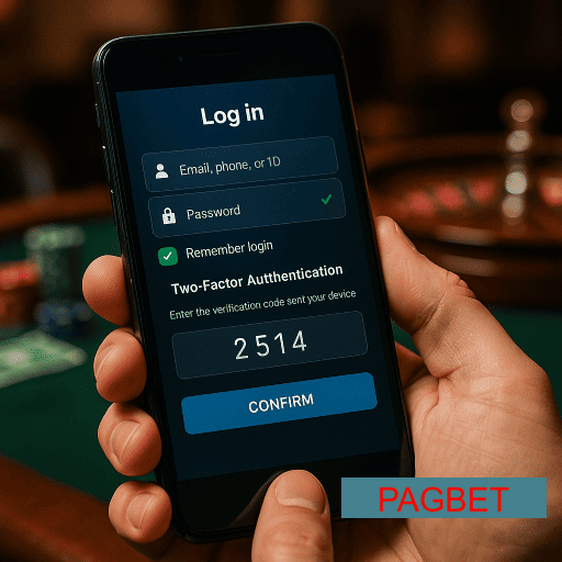 Figura 2 do login da PAGBET